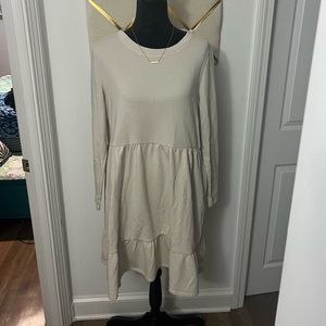 Lightweight sweatshirt dress